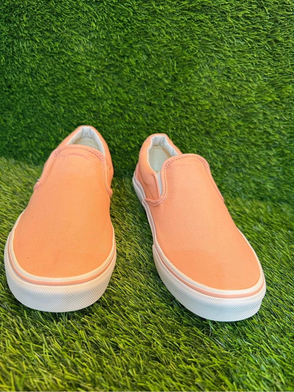 Vans Classic unisex Coral Slip-On Canvas Sneakers men 7.5 w 9 NEW